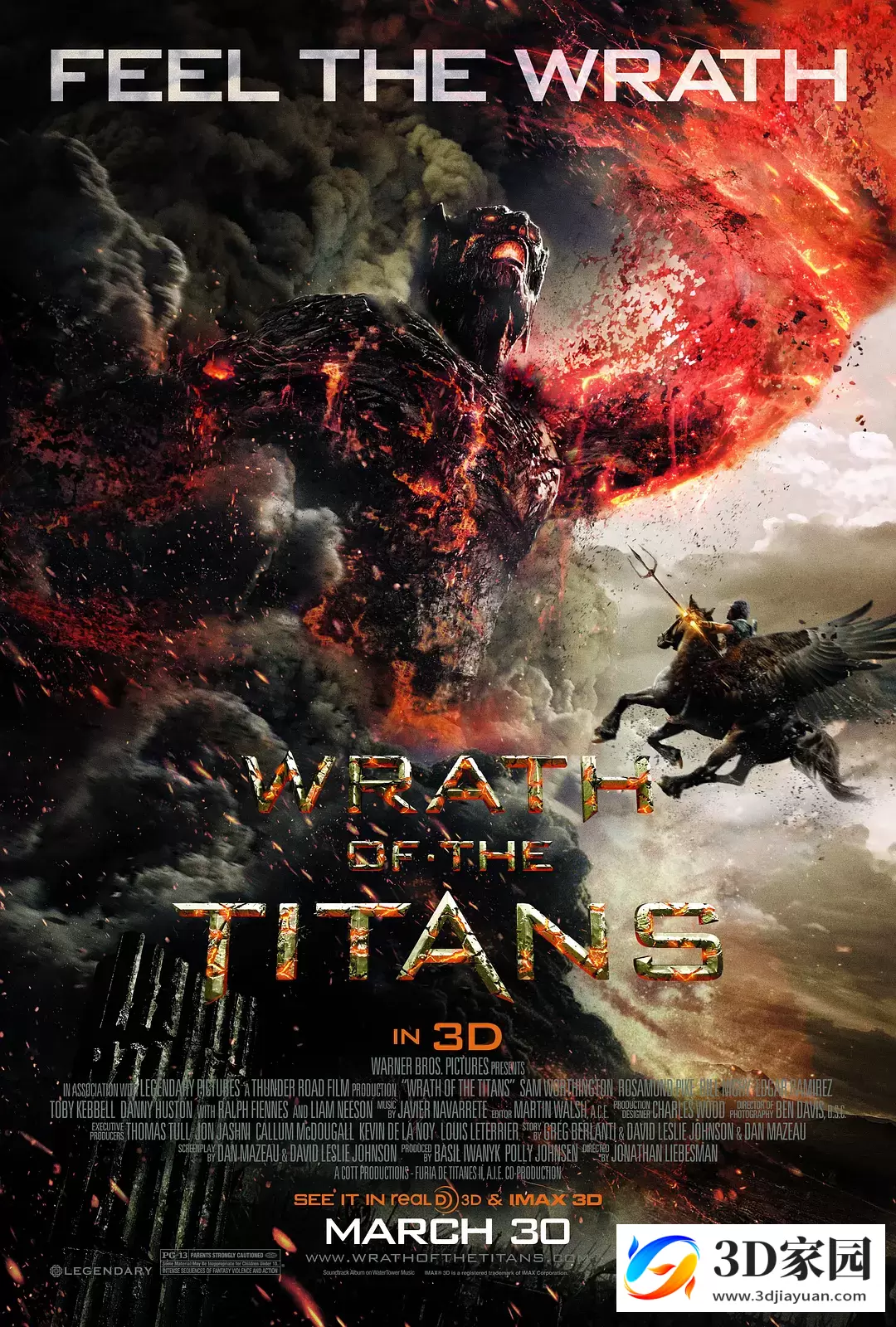 3D电影《诸神之怒：诸神之战2》左右格式3D版 网盘迅雷BT下载-3D家园