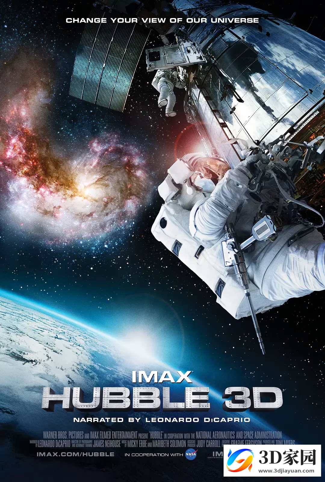 3D纪录片《哈勃望远镜3D》左右格式Hubble 3D 百度网盘 高清 下载-3D家园