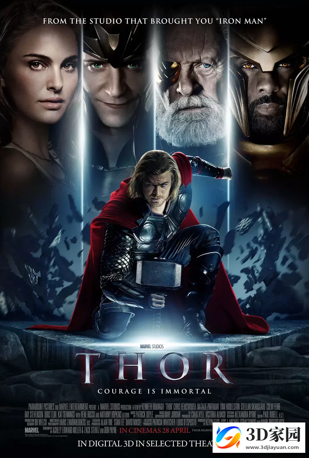 3D电影《雷神》左右格式3D版 高清原盘4K 网盘迅雷BT下载-3D家园