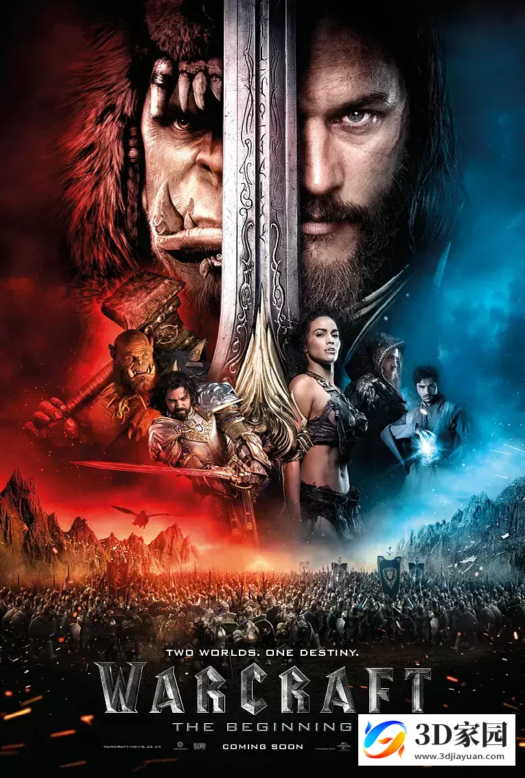 3D电影《魔兽》左右格式3D版 4K高清蓝光原盘 下载-3D家园