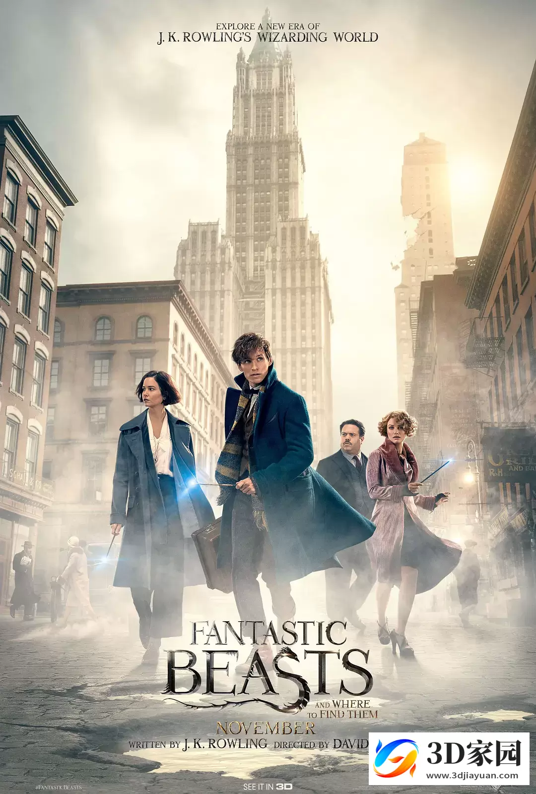 3D电影《神奇动物在哪里》3D左右格式  高清4K VR电影3D版 网盘下载-3D家园