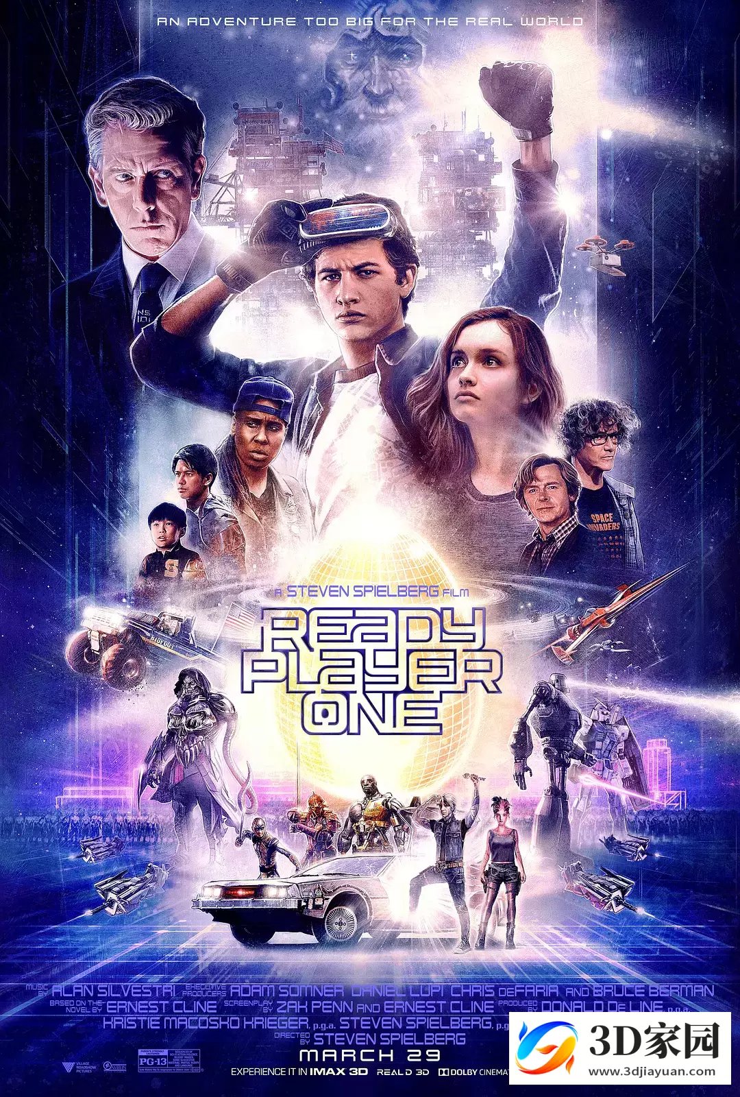 3D电影《头号玩家》 左右3D格式 1080P 网盘迅雷BT下载-3D家园