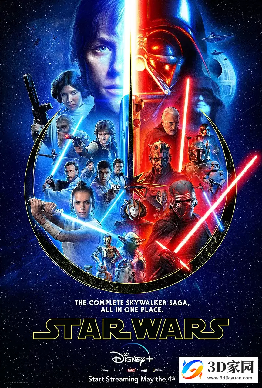 3D电影《星球大战9：天行者崛起3D》左右格式 高清蓝光原盘MKV 百度网盘迅雷BT下载-3D家园