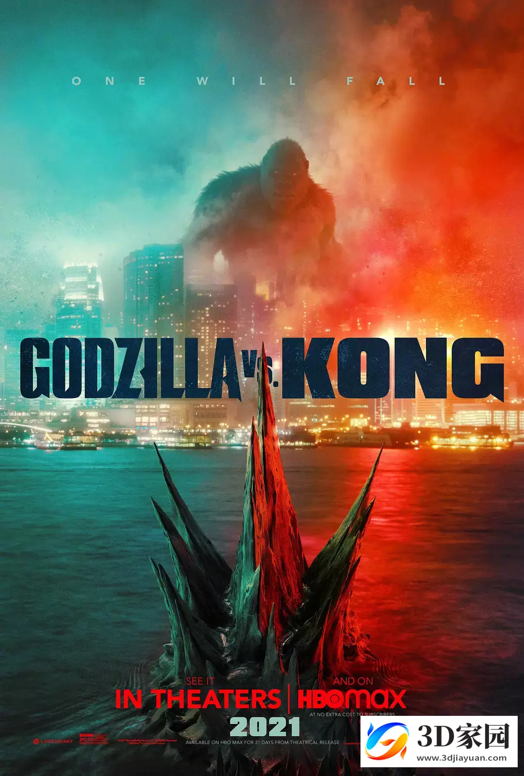 3D电影《金刚大战哥斯拉3D》左右格式3D版 高清蓝光 网盘迅雷BT下载-3D家园