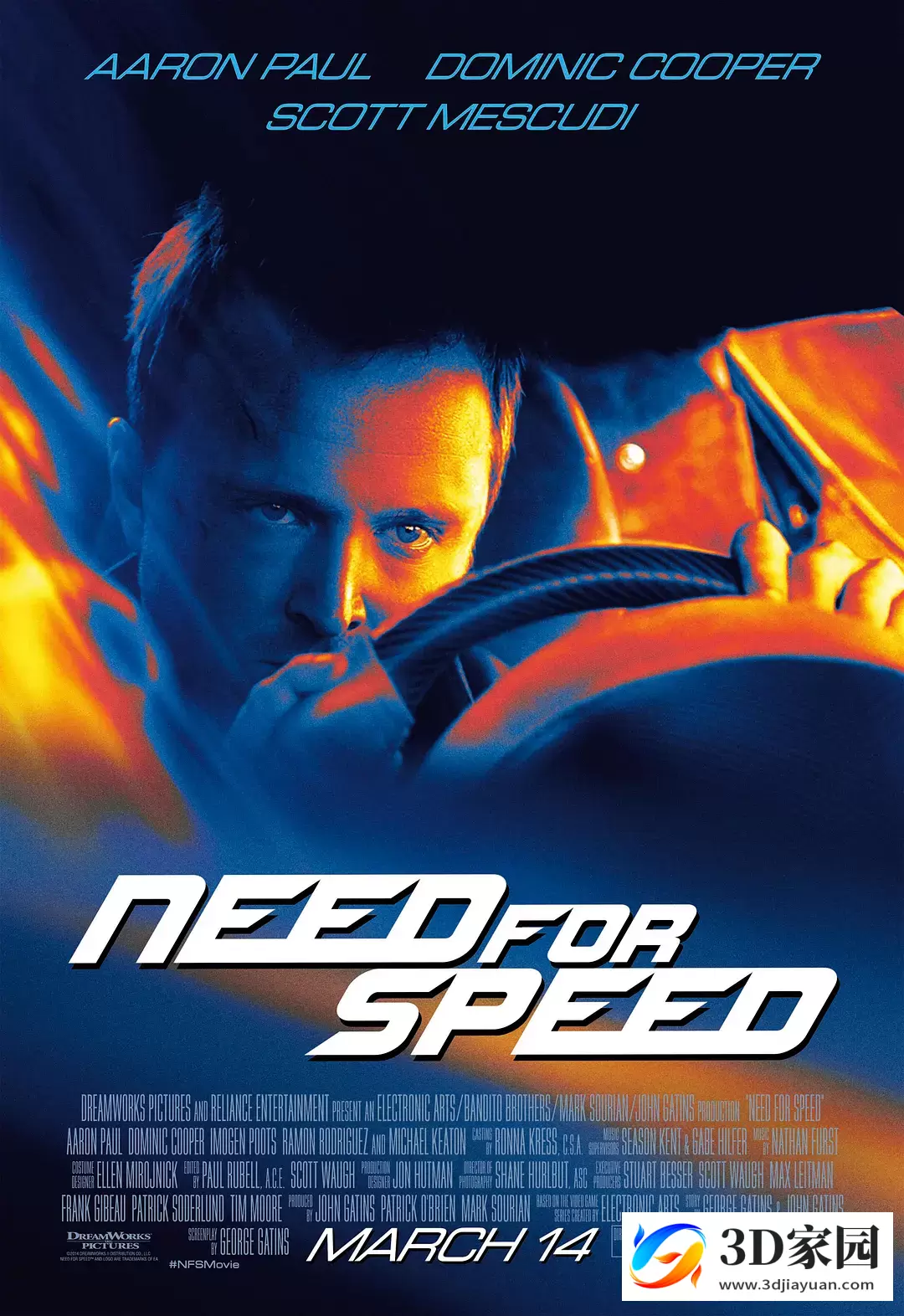 3D电影《极品飞车3D》左右分屏格式 中文字幕 3D电影 百度夸克网盘下载-3D家园
