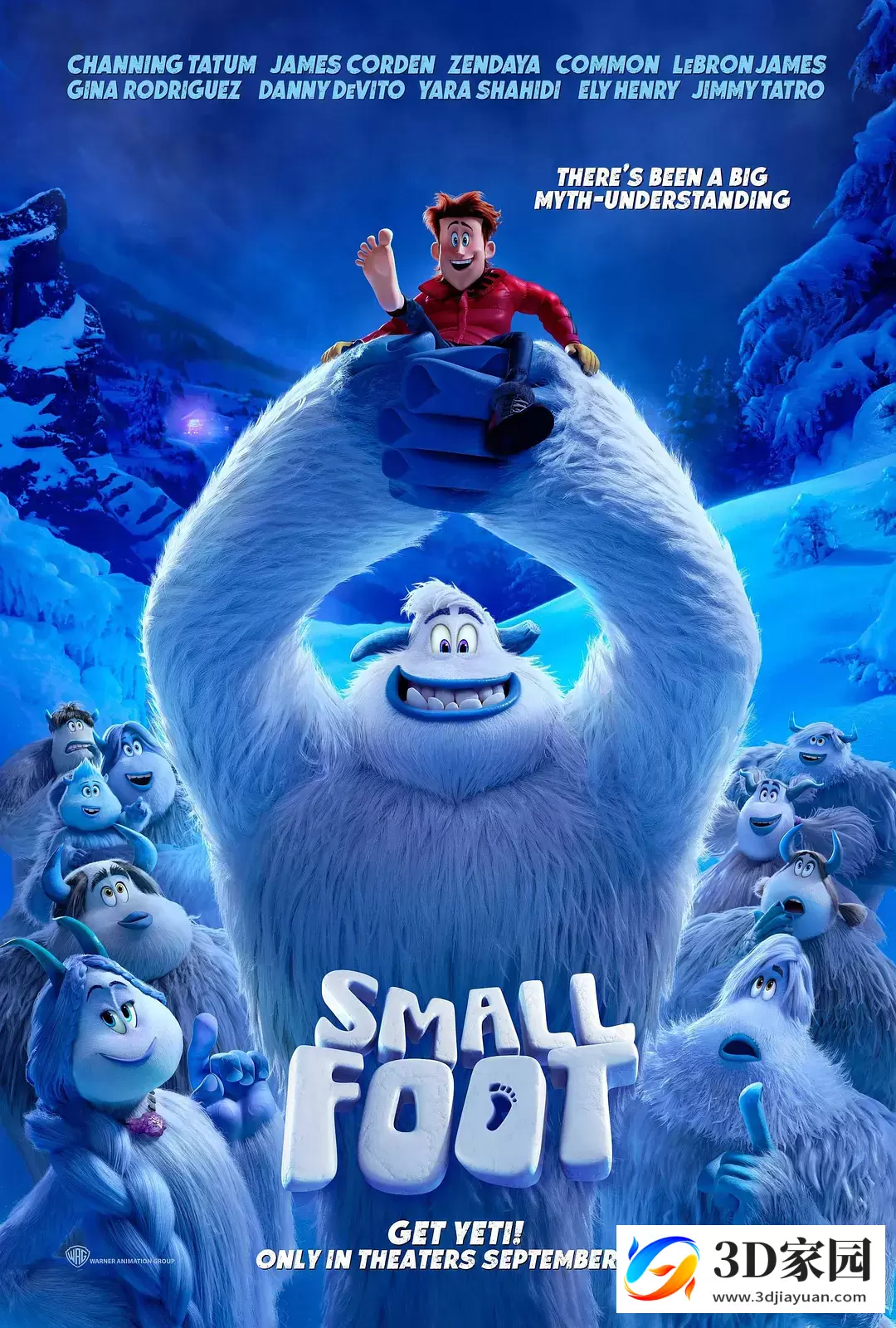 3D动画《雪怪大冒险》3D左右格式 高清网盘迅雷BT下载VR动画3D版-3D家园