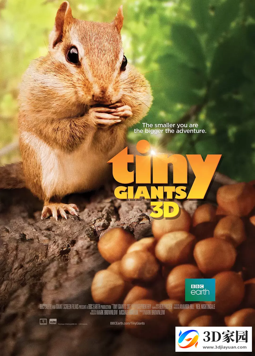 3D纪录片《小巨人3D》国语中文字幕 Tiny Giants 3D 左右分屏格式 英国纪录片 百度网盘下载-3D家园