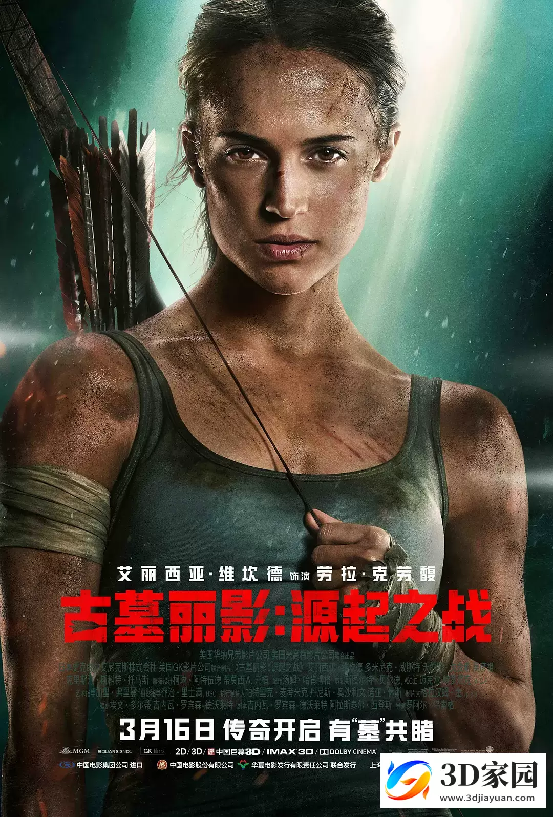 3D电影《古墓丽影:源起之战3D》左右3D版 高清 网盘 下载-3D家园