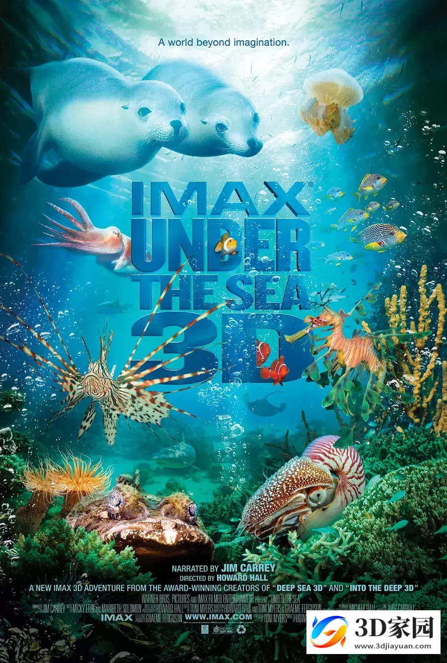 3D纪录片《海底世界3D》3D左右格式 高清 美国海洋纪录片 网盘 下载-3D家园